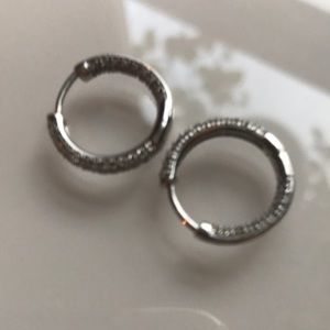 14k Huggies hoop earrings